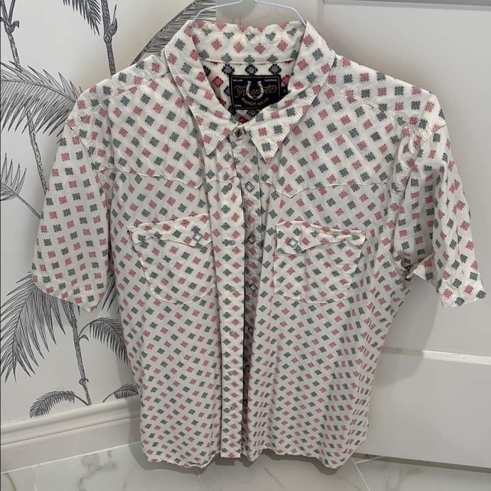 Freenote Ranch Wear Short Sleeve Button-Up Shirt